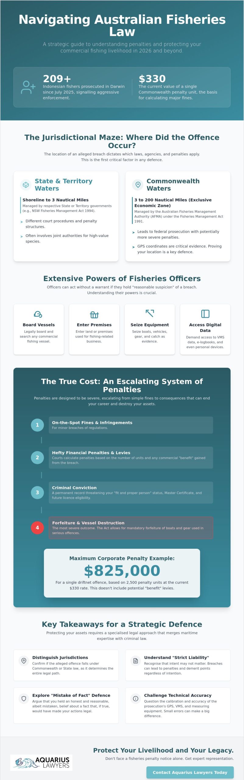 Illegal Fishing Penalties in Australia: A Strategic Legal Guide for 2026