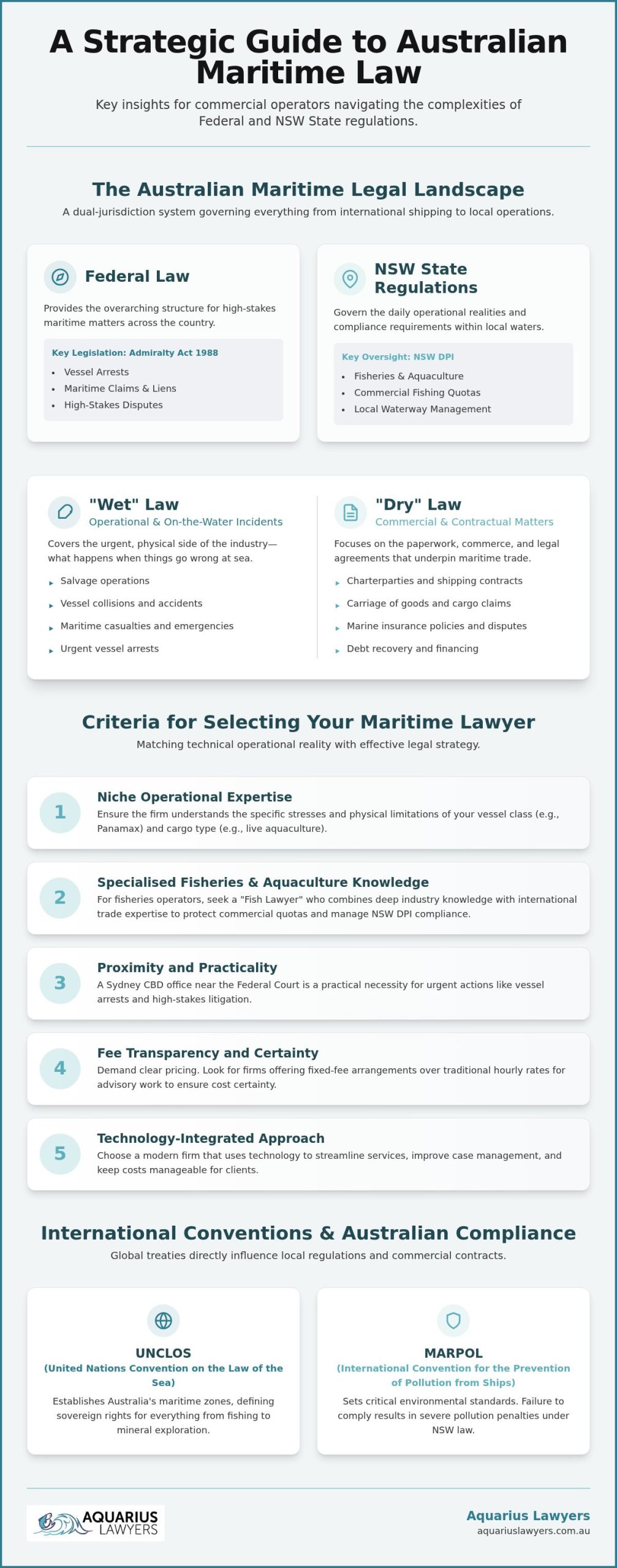 International Maritime Lawyer Australia: Navigating Sydney’s Legal Waters