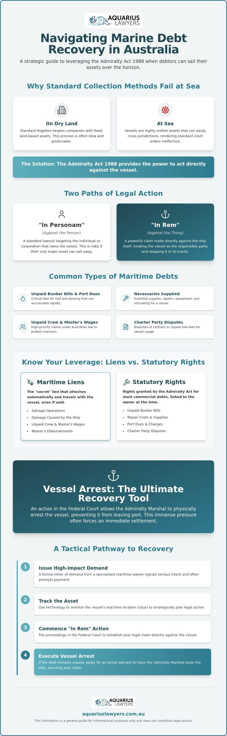 Marine Debt Recovery Australia: A Strategic Guide to Maritime Collections