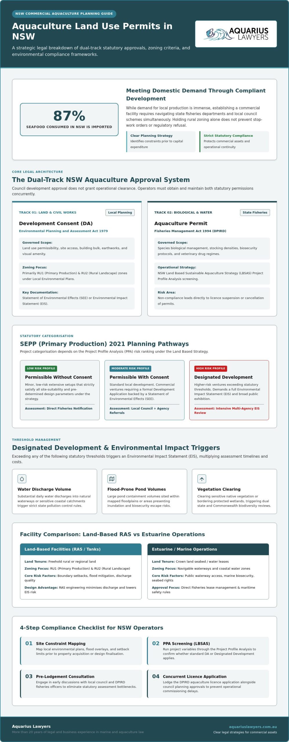 NSW Aquaculture Land Use Approval: Practical 2026 Guide