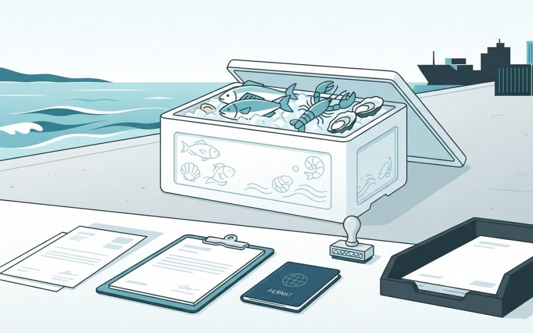 Seafood export licensing in Australia: rules and documents